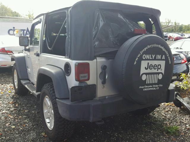 1C4AJWAG4CL116837 - 2012 JEEP WRANGLER S SILVER photo 3