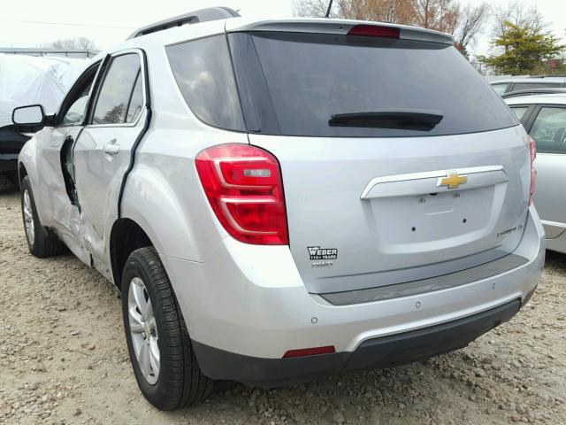 2GNFLFEK6G6207113 - 2016 CHEVROLET EQUINOX LT SILVER photo 3