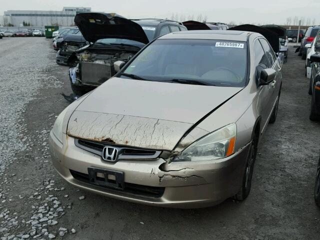 1HGCM66453A800307 - 2003 HONDA ACCORD EX BEIGE photo 2