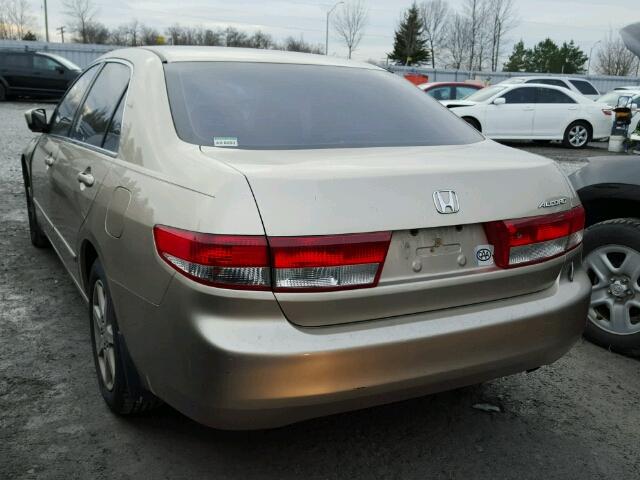 1HGCM66453A800307 - 2003 HONDA ACCORD EX BEIGE photo 3