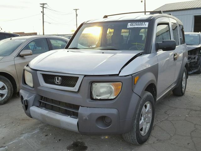 5J6YH28573L004017 - 2003 HONDA ELEMENT EX SILVER photo 2