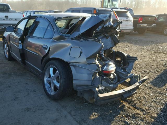 1G2WR52162F138892 - 2002 PONTIAC GRAND PRIX GRAY photo 3