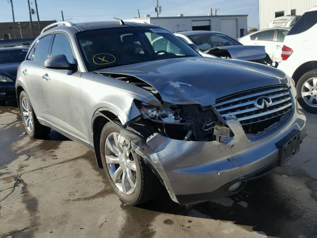 JNRBS08W44X403617 - 2004 INFINITI FX45 SILVER photo 1