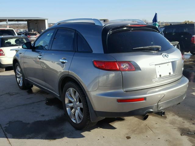 JNRBS08W44X403617 - 2004 INFINITI FX45 SILVER photo 3