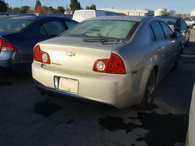 1G1ZC5EBXAF212322 - 2010 CHEVROLET MALIBU 1LT 金色 照片 4