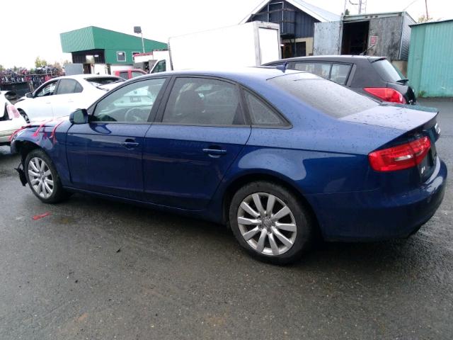 WAUDFDFL5EN042888 - 2014 AUDI A4 QUATTRO BLUE photo 3