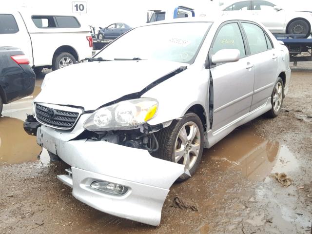 2T1BY32E35C330918 - 2005 TOYOTA COROLLA XR 银色 照片 2