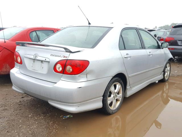 2T1BY32E35C330918 - 2005 TOYOTA COROLLA XR 银色 照片 4