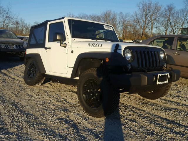 1C4AJWAG8HL613462 - 2017 JEEP WRANGLER S WHITE photo 1