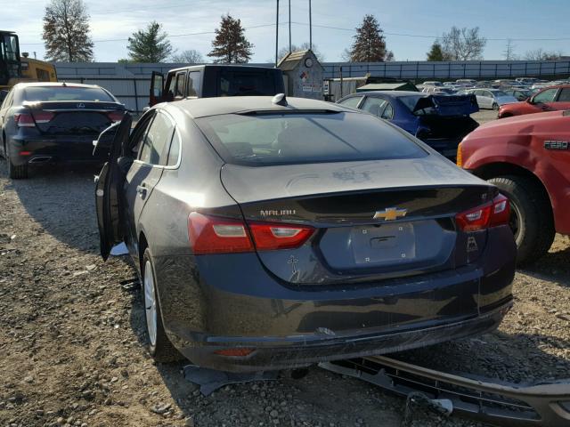 1G1ZE5ST0HF167019 - 2017 CHEVROLET MALIBU LT GRAY photo 3