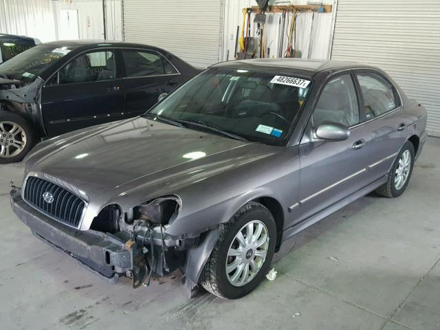 KMHWF35H54A013637 - 2004 HYUNDAI SONATA GLS GRAY photo 2