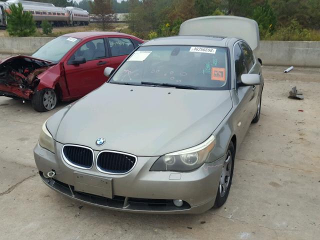 WBANA53564B852304 - 2004 BMW 525 I GREEN photo 2