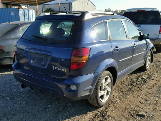 5Y2SN62L03Z465091 - 2003 PONTIAC VIBE GT BLUE photo 4