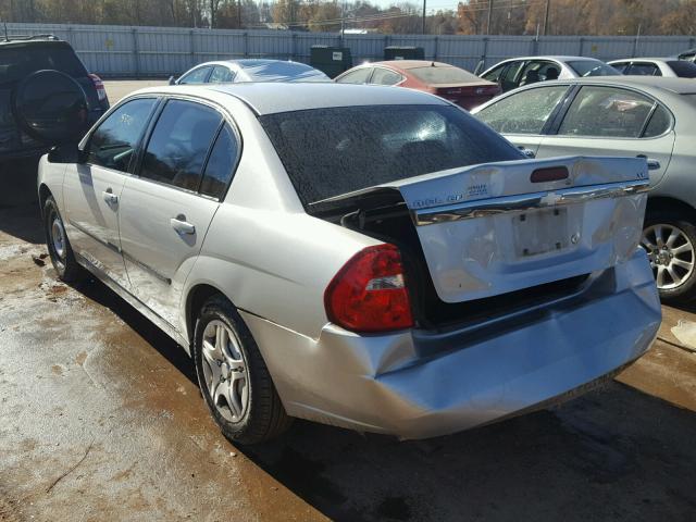 1G1ZS54865F166180 - 2005 CHEVROLET MALIBU SILVER photo 3