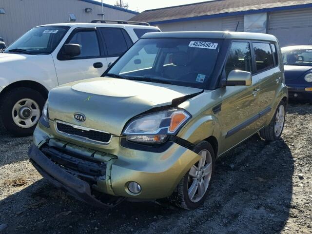 KNDJT2A27B7203162 - 2011 KIA SOUL + GREEN photo 2