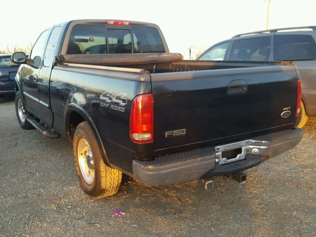 1FTRX18L5YNB49784 - 2000 FORD F150 BLACK photo 3