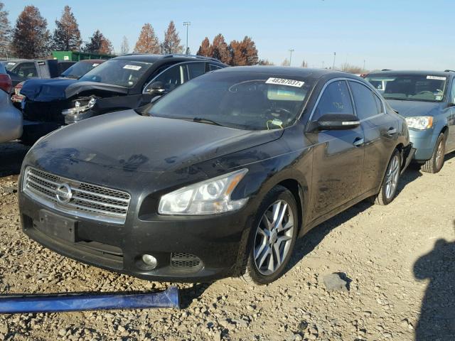 1N4AA5AP5AC841134 - 2010 NISSAN MAXIMA S Czarny zdjęcie 2
