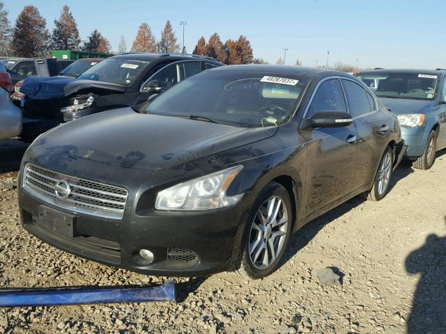 1N4AA5AP5AC841134 - 2010 NISSAN MAXIMA S BLACK photo 2