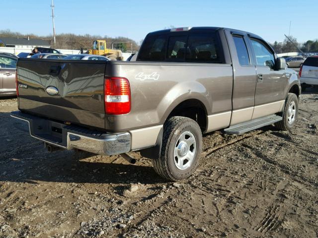 1FTPX14566NB78156 - 2006 FORD F150 BROWN photo 4