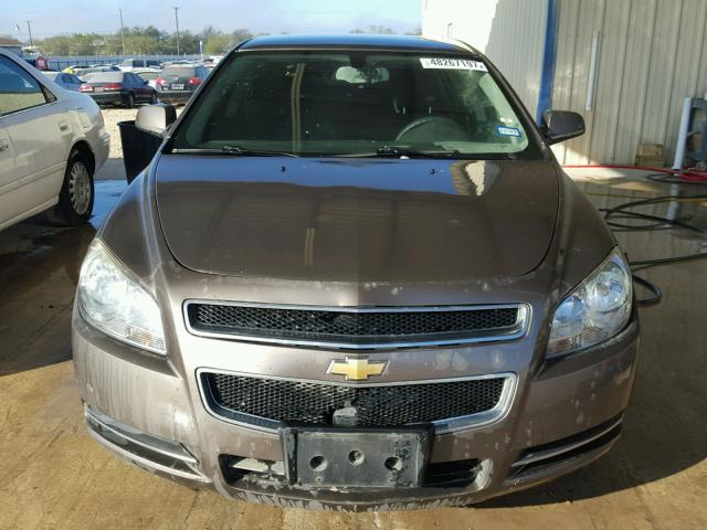 1G1ZC5E02CF206323 - 2012 CHEVROLET MALIBU 1LT GRAY photo 9