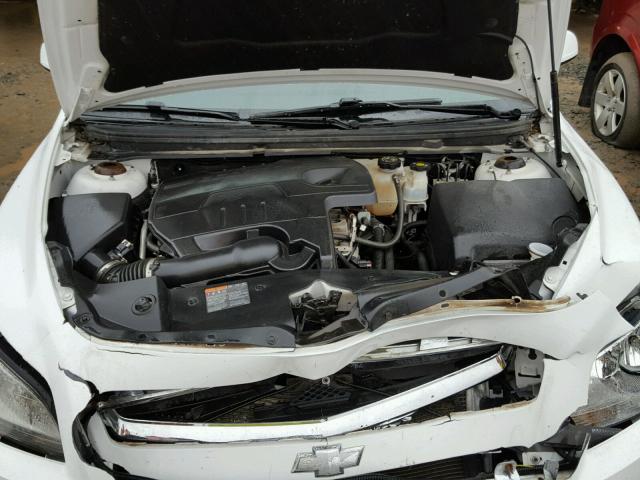 1G1ZC5EU0CF123038 - 2012 CHEVROLET MALIBU 1LT WHITE photo 7
