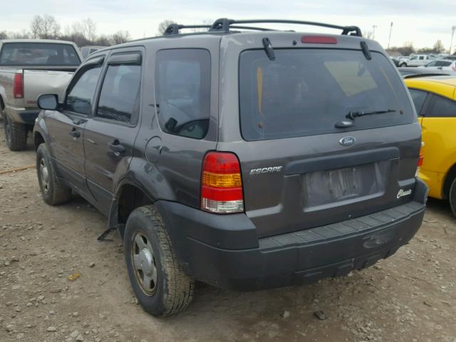 1FMYU92Z95KA03235 - 2005 FORD ESCAPE XLS GRAY photo 3