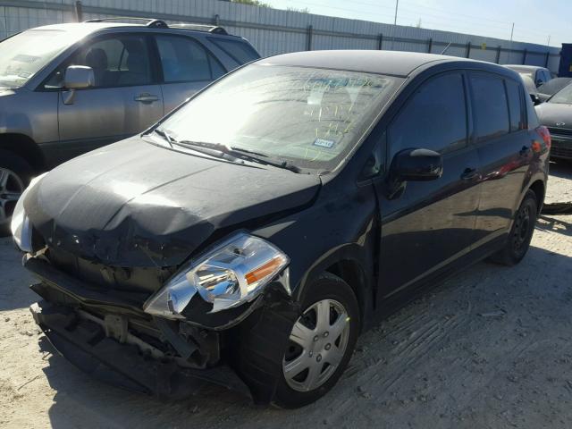 3N1BC13E29L477092 - 2009 NISSAN VERSA S BLACK photo 2