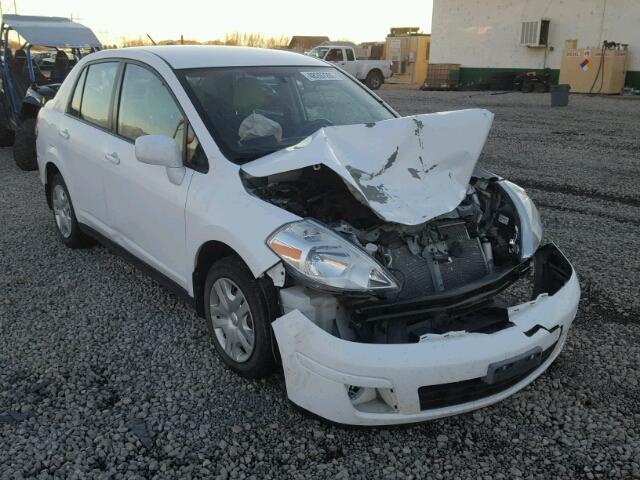 3N1BC1AP6AL410293 - 2010 NISSAN VERSA S WHITE photo 1