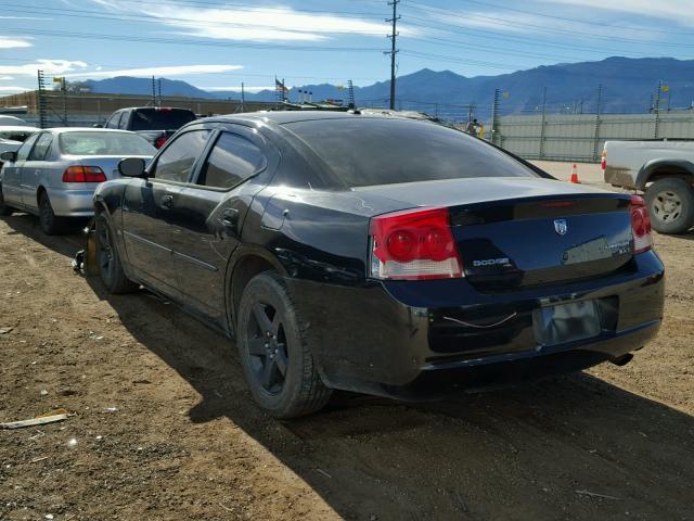 2B3CA3CV8AH299710 - 2010 DODGE CHARGER SX BLACK photo 3