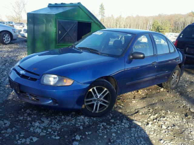 1G1JC52F347274468 - 2004 CHEVROLET CAVALIER BLUE photo 2