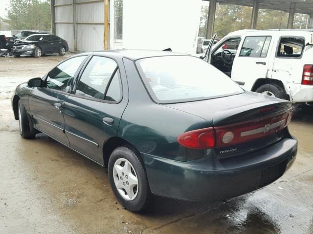 1G1JC52FX37383993 - 2003 CHEVROLET CAVALIER GREEN photo 3