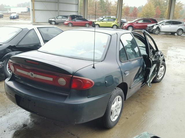 1G1JC52FX37383993 - 2003 CHEVROLET CAVALIER GREEN photo 4