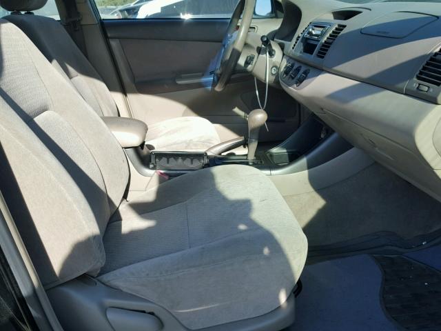 JTDBE32K030151838 - 2003 TOYOTA CAMRY LE BLACK photo 5