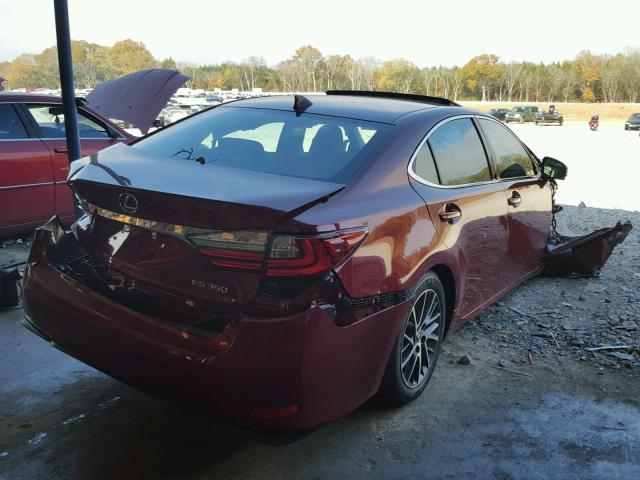 58ABK1GG9HU074005 - 2017 LEXUS ES 350 RED photo 4