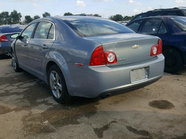 1G1ZG57B99F200241 - 2009 CHEVROLET MALIBU LS ნაცრისფერი ფოტო 3