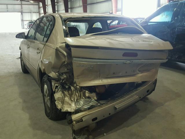 1G1ZT52805F298495 - 2005 CHEVROLET MALIBU LS ვერცხლისფერი ფოტო 3