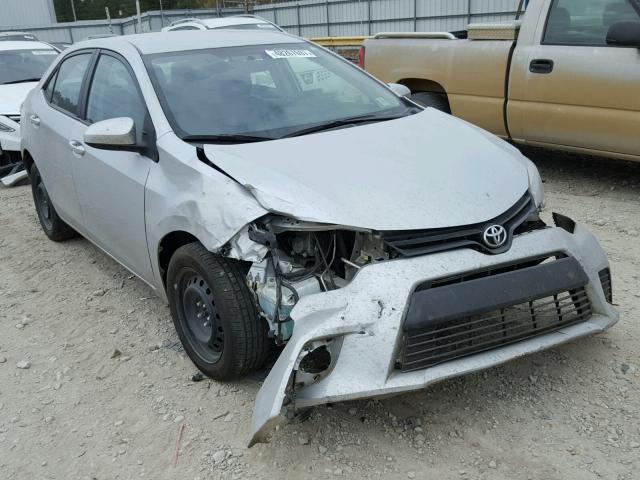 5YFBURHE6EP021546 - 2014 TOYOTA COROLLA L SILVER photo 1