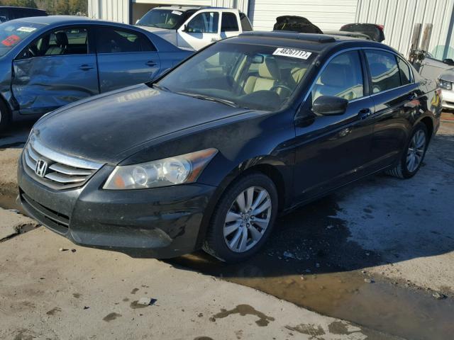1HGCP2F8XBA062036 - 2011 HONDA ACCORD EXL BLACK photo 2