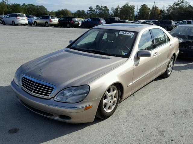 WDBNG75J9YA116278 - 2000 MERCEDES-BENZ S 500 GOLD photo 2