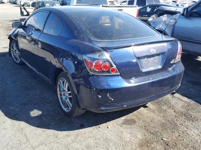 JTKDE167580226276 - 2008 TOYOTA SCION TC 蓝色 照片 3
