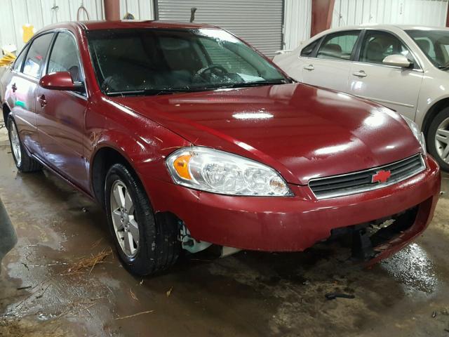 2G1WT58K881289058 - 2008 CHEVROLET IMPALA LT RED photo 1