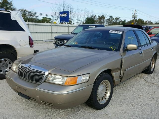 2MEFM75W5YX684351 - 2000 MERCURY GRAND MARQ BEIGE photo 2