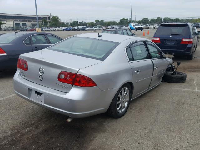 1G4HD57287U178328 - 2007 BUICK LUCERNE SILVER photo 4