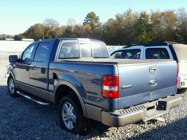 1FTPW12584KD63846 - 2004 FORD F150 SUPER BLUE photo 3