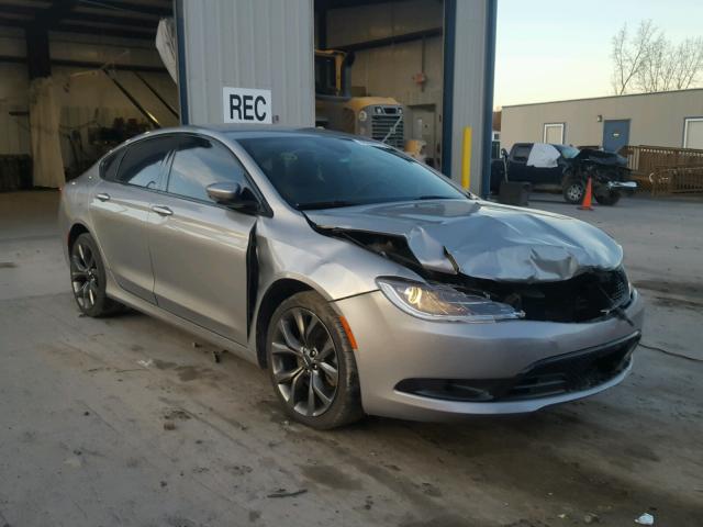 1C3CCCBB2FN542706 - 2015 CHRYSLER 200 S GRAY photo 1