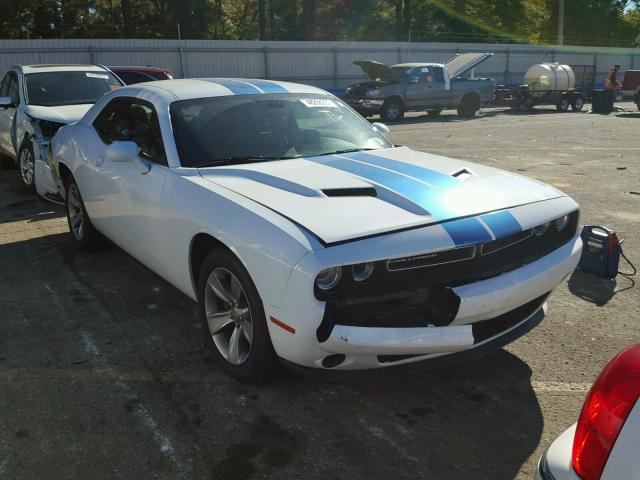 2C3CDZAG4GH176996 - 2016 DODGE CHALLENGER WHITE photo 1