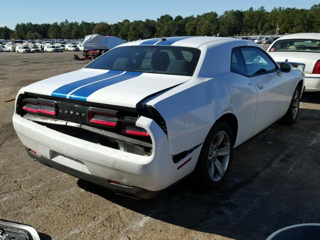 2C3CDZAG4GH176996 - 2016 DODGE CHALLENGER WHITE photo 4