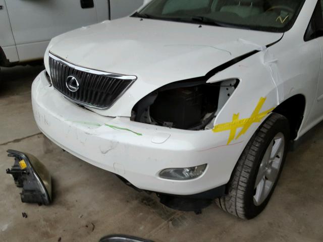 2T2GA31U35C030150 - 2005 LEXUS RX 330 WHITE photo 9