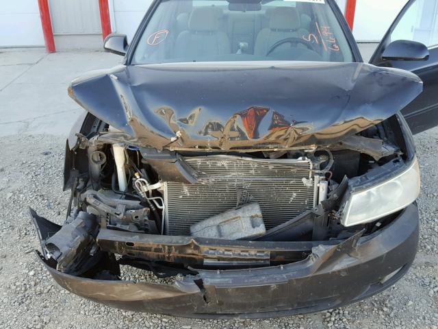 KMHEU46C16A086694 - 2006 HYUNDAI SONATA GLS BLUE photo 7