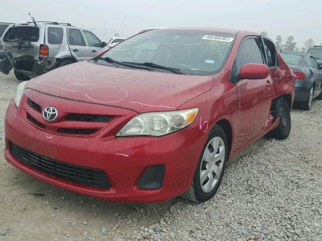 5YFBU4EE0CP073193 - 2012 TOYOTA COROLLA BA RED photo 2